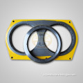 PM tungsten carbide wear plate for truck mounted concrete pump